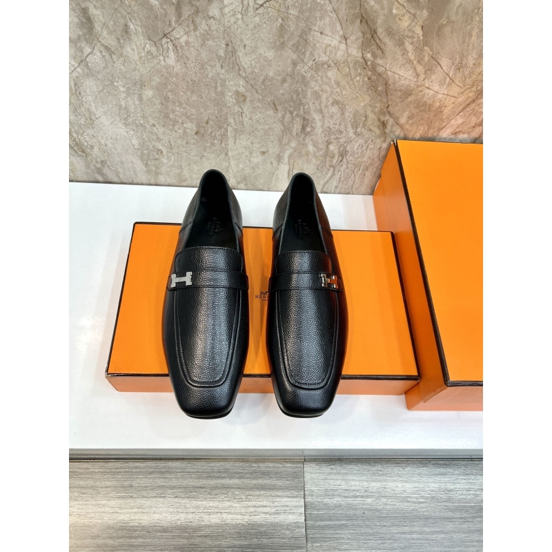 H**mes leather shoes